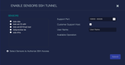 Sensor SSH Tunnel