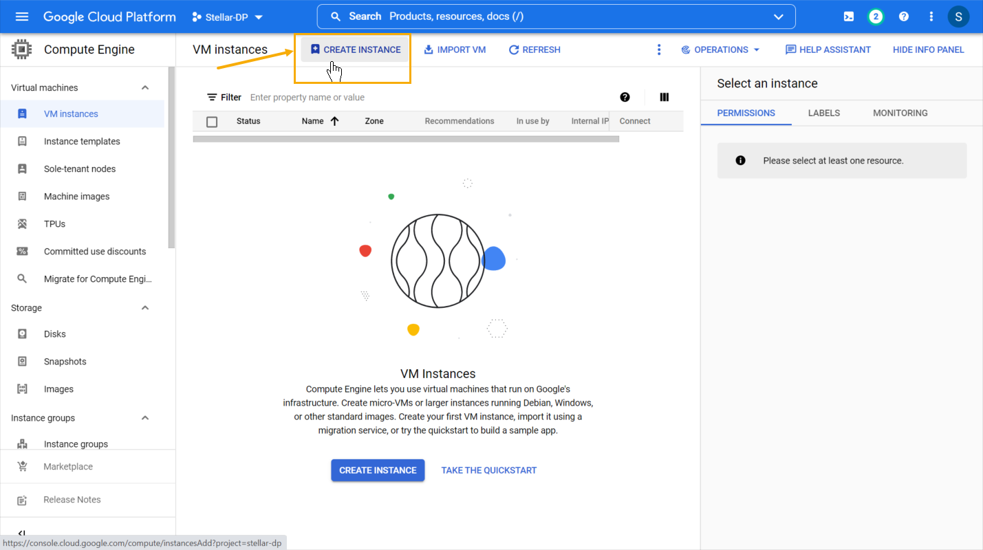 Launching the Worker Node Instances in GCP