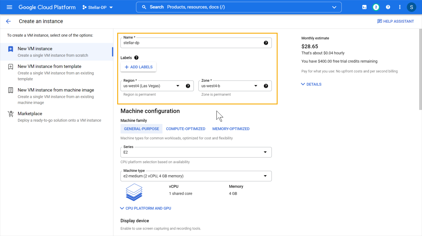 Launching the Worker Node Instances in GCP