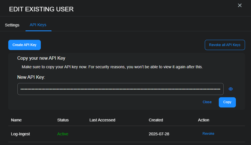 User Profile Recent Activities screen