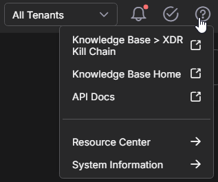 Select the image to expand and collapse it. Screen capture of the Help menu