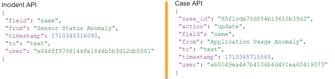 About the Case and Incident APIs
