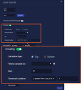 Screen capture of the Grouping section in CorrelationQuery Builder